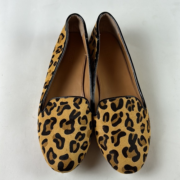 J. Crew Shoes - Euc JCREW | Cora Calf Hair Leopard Flats Size 9.5